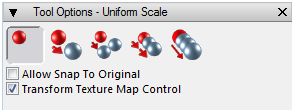 18 Tool Options Uniform Scale