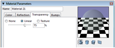 107 Material Parameters Transparency