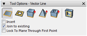 25 Tool Options Vector Line