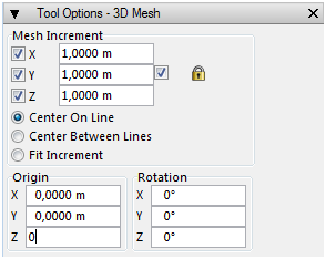 10 Tool Options 3D Mesh