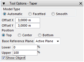 35 Tool Options Taper