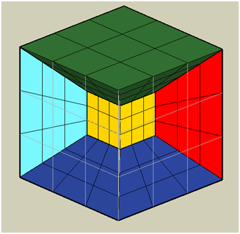 48 Pokolorowany rzut 3D 2