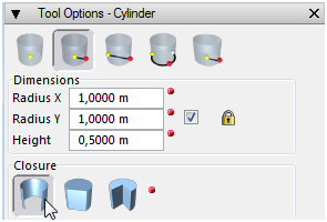 6 Tool Options Cylinder