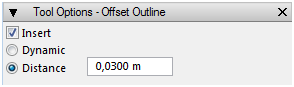 76 Tool Options Offset Outline