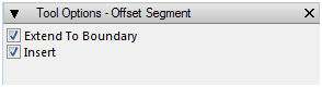 81 Tool Options Offset Segment